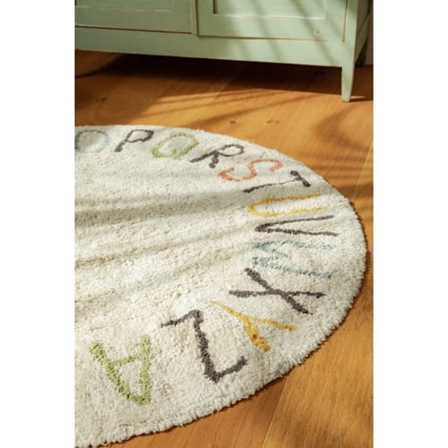 Dywan bawełniany ABC Kolory i Litery Ø120 cm Lorena Canals 1