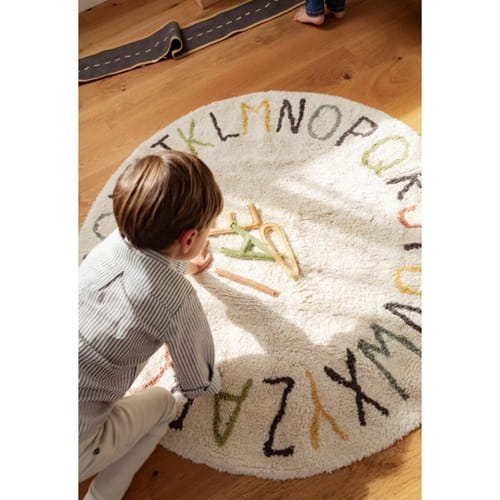 Dywan bawełniany ABC Kolory i Litery Ø120 cm Lorena Canals 12