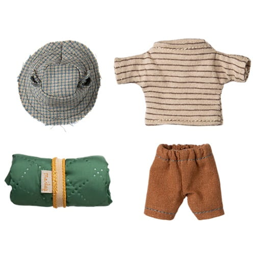 Maileg Myszka wędrowna Starszy Brat podróżnik ze śpiworkiem 1