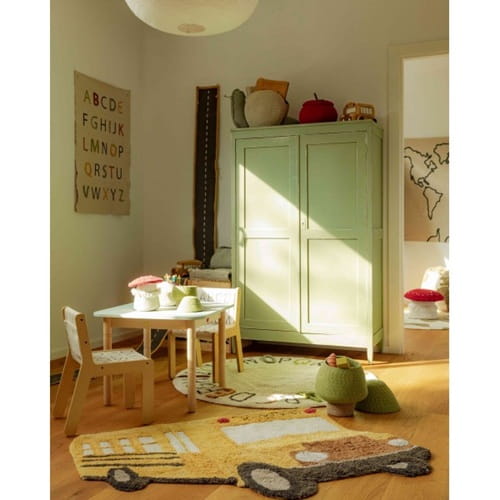 Dywan bawełniany Autobus Szkolny do prania w pralce Lorena Canals 2