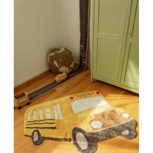 Dywan bawełniany Autobus Szkolny do prania w pralce Lorena Canals 1