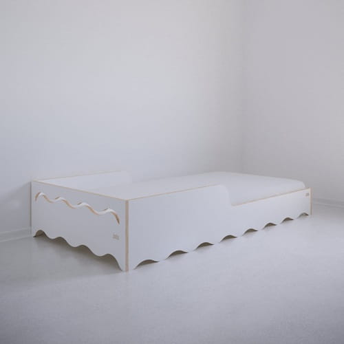 Łóżko dla dzieci Wave 3 z barierką  2