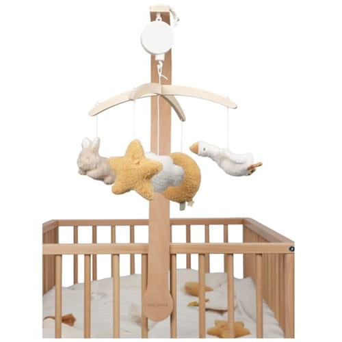 Karuzela do łóżeczka Newborn Naturals drewniana Little Dutch 3