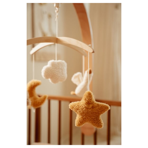 Karuzela do łóżeczka Newborn Naturals drewniana Little Dutch 5