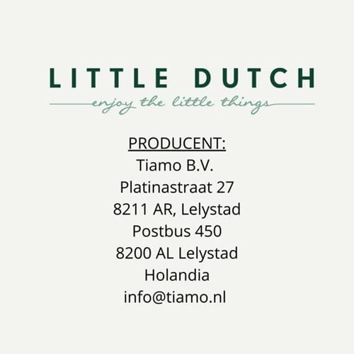 Zestaw klocków Błękit Forest Friends drewniane klocki Little Dutch 6