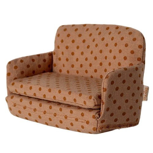 Maileg sofa rozkładana w kropki dla myszek 2025