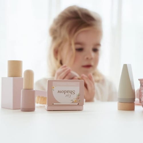 Kosmetyczka z akcesoriami Beauty Case różowa Little Dutch 3