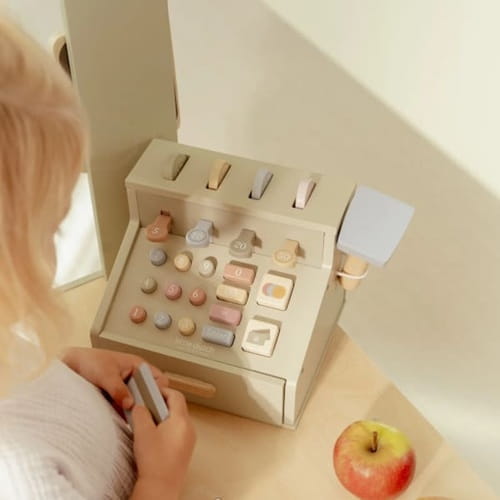 Drewniana Kasa fiskalna Little Dutch 2