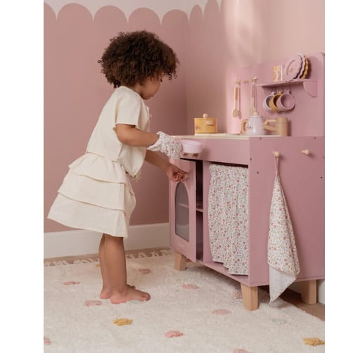 Kuchnia drewniana Różowa Little Dutch 2