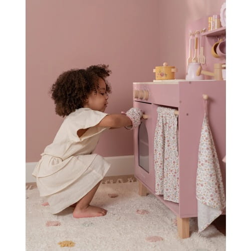 Kuchnia drewniana Różowa Little Dutch 10
