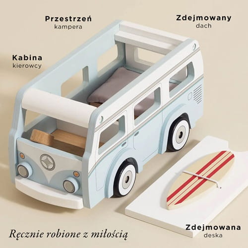 Wakacyjny kamper drewniany Le Toy Van 1