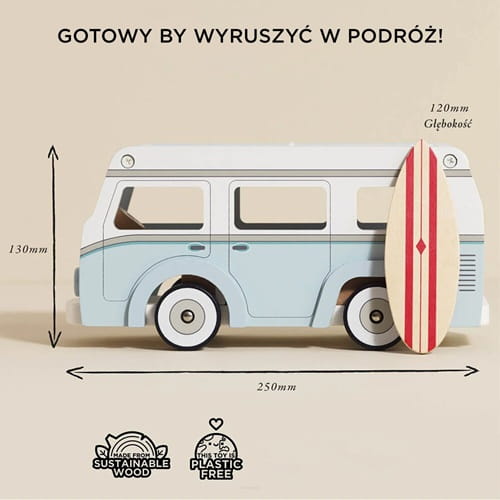 Wakacyjny kamper drewniany Le Toy Van 4