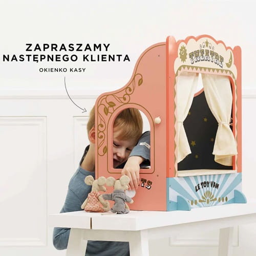 Drewniany teatr lalek zabawka dla dzieci Le Toy Van 3