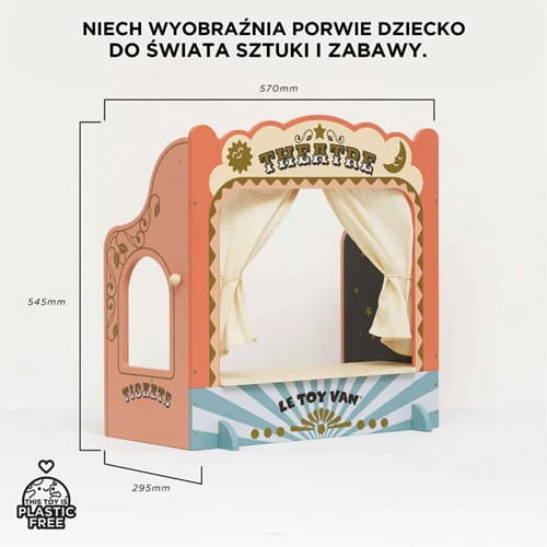 Drewniany teatr lalek zabawka dla dzieci Le Toy Van 5