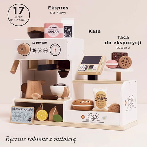 Drewniana kawiarenka dla dzieci Le Toy Van 1