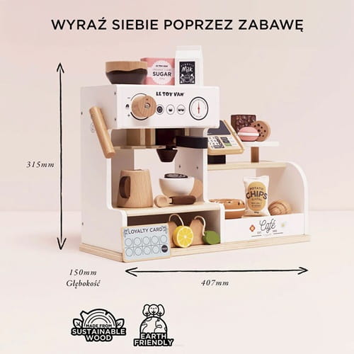 Drewniana kawiarenka dla dzieci Le Toy Van 5