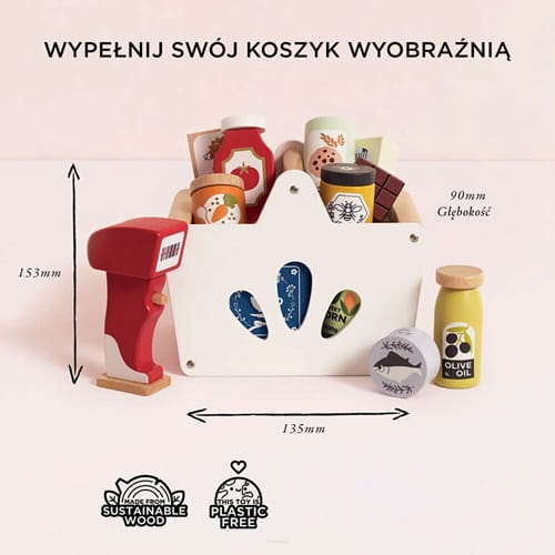 Zestaw artykułów spożywczych i skaner Le Toy Van 2
