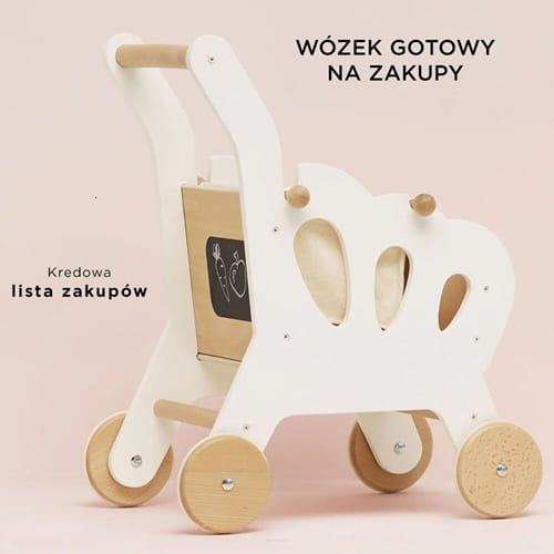 Drewniany wózek na zakupy Le Toy Van 2