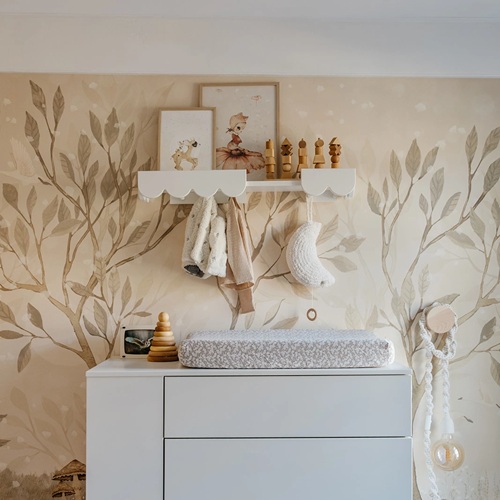 Półka ścienna Babushka biała  1