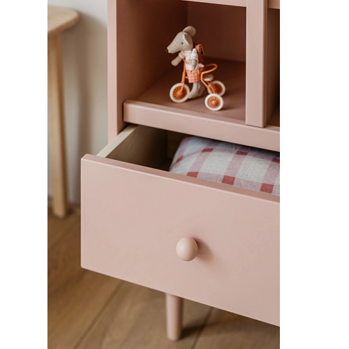 Regał Babushka różowy dziecięcy 5