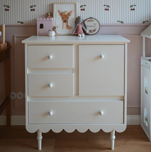 omoda Babushka biała niska - dziecięca