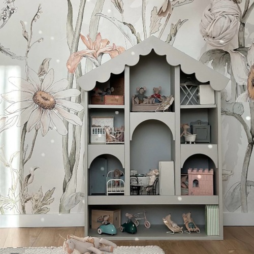 Domek dla lalek / myszek oliwka Babushka