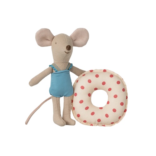 Maileg myszka plażowa młodsza siostra z kołem