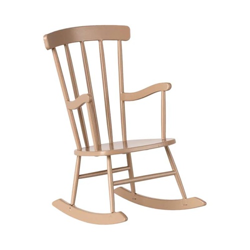 Maileg fotel bujany ciemny piaskowy, Rocking chair Dark powder