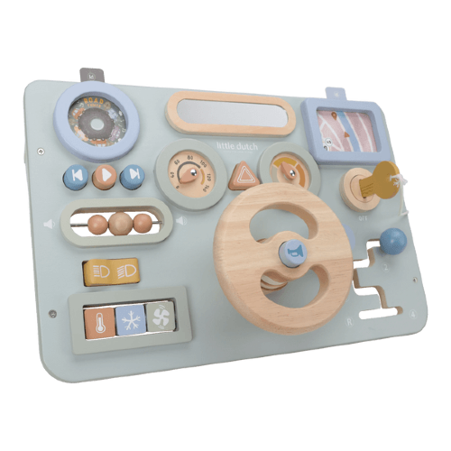 Kierownica drewniana aktywizująca Little Dutch 3