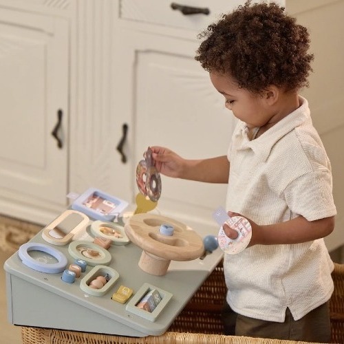 Kierownica drewniana aktywizująca Little Dutch 10