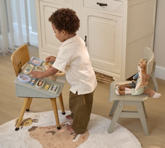 Kierownica drewniana aktywizująca Little Dutch 12