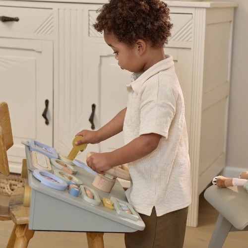 Kierownica drewniana aktywizująca Little Dutch 2