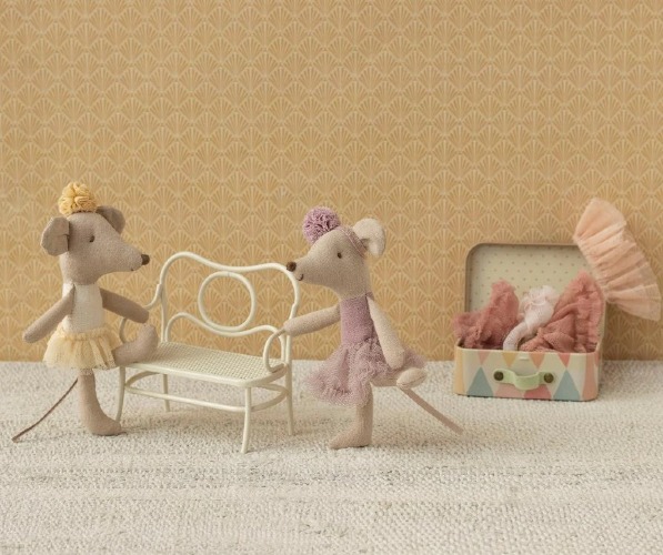 Maileg Myszka Baletnica biała młodsza Siostra ballerina off white 2026  3