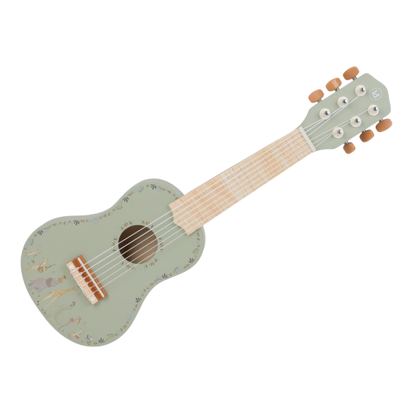 Drewniana gitara zielona Safari Friends FSC Little Dutch  8
