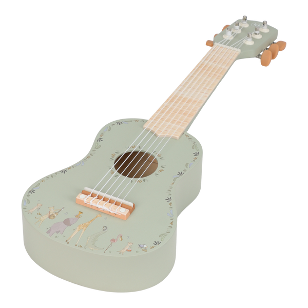 Drewniana gitara zielona Safari Friends FSC Little Dutch  9