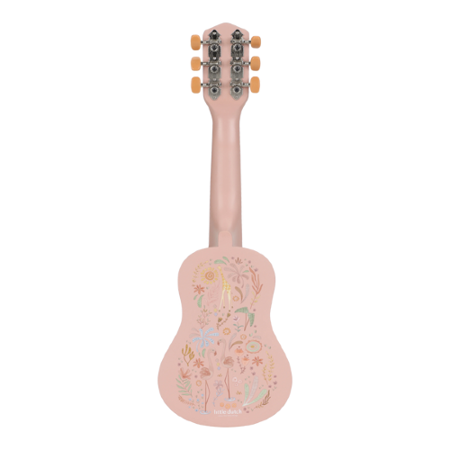 Drewniana gitara różowa Safari Friends FSC Little Dutch 7
