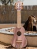 Drewniana gitara różowa Safari Friends FSC Little Dutch 9