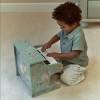 Drewniane pianino zielone Safari Friends FSC Little Dutch 2