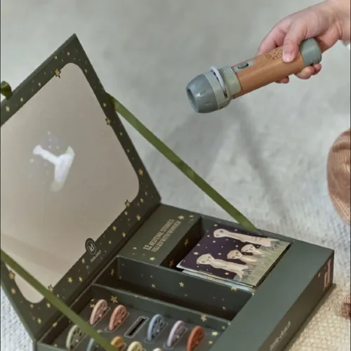 Latarka projektor z bajkami Safari Little Dutch 1