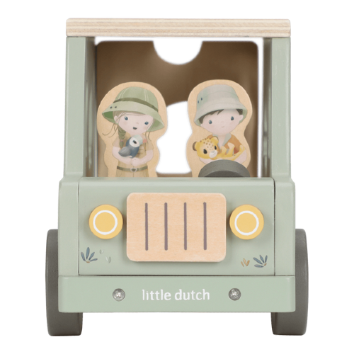 Drewniany samochód sorter Safari Friends FSC Little Dutch 11