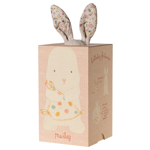Maileg Przytulanka króliczek w pudełku Lullaby friends Nature 2