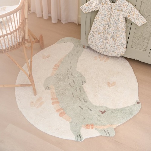 Dywan Krokodyl 120x117 cm bawełniany Little Dutch 1