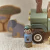Drewniany samochód ze zwierzątkami Safari Friends Little Dutch 7