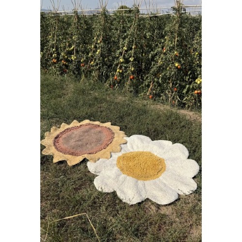 Dywan bawełniany Biała Stokrotka 120 cm do prania w pralce Lorena Canals 2