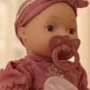 Lalka bobas Livia z butelką i nocnikiem pije i siusia jak niemowlę Little Dutch 3