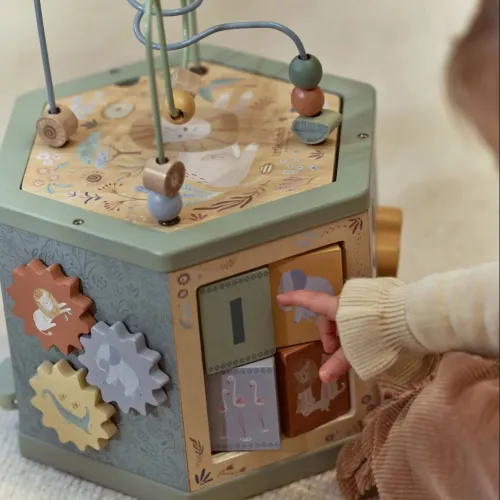 Kostka - sześciokąt edukacyjny Safari Friends Little Dutch 6