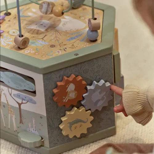 Kostka - sześciokąt edukacyjny Safari Friends Little Dutch 7