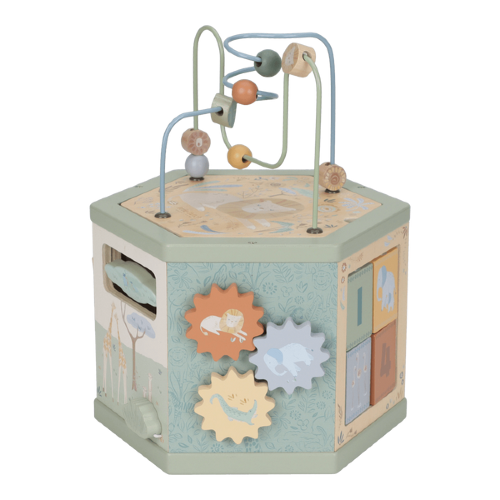 Kostka - sześciokąt edukacyjny Safari Friends Little Dutch 8
