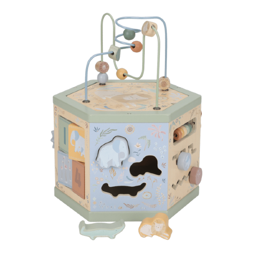 Kostka - sześciokąt edukacyjny Safari Friends Little Dutch 9