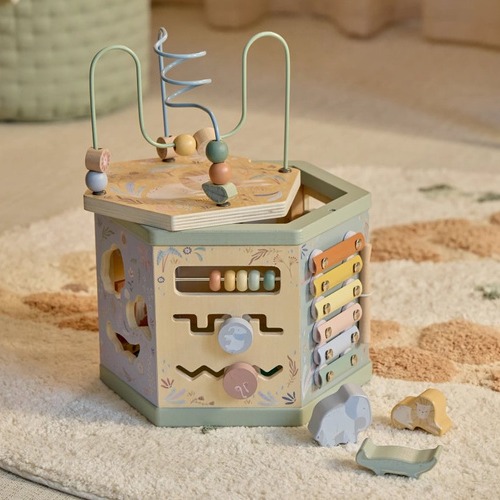 Kostka - sześciokąt edukacyjny Safari Friends Little Dutch 1